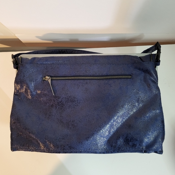 MATT & NAT Blue VEGAN LEATHER  shoulder bag - Picture 2 of 5